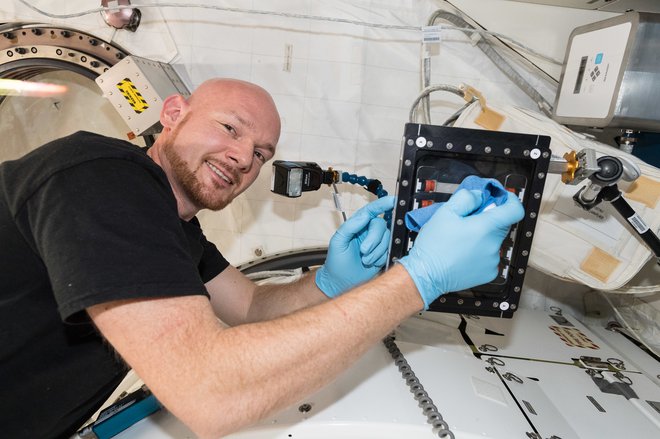 Alexander Gerst je bil do zdaj dvakrat na Mednarodni vesoljski postaji. FOTO: ESA/NASA