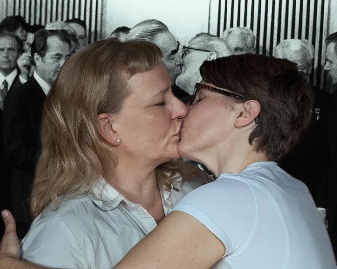 Kako uspodni so poljubi preteklosti? Foto Wenke Seemann Delo
