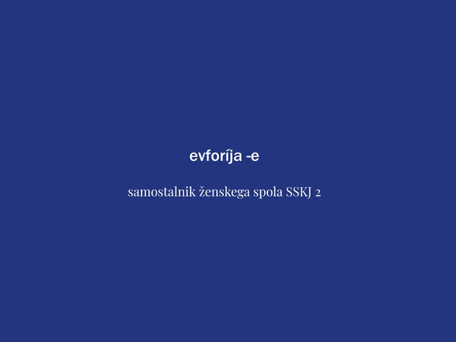 Tokratna beseda je evforija. FOTO: Delo