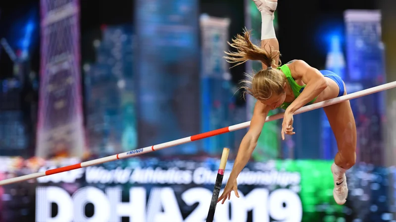 Fotografija: Tina Šutej je hodila po robu. FOTO: Reuters