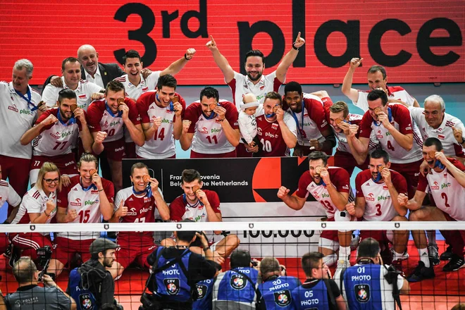 Bronasta medalja EP je šla Poljakom. FOTO: AFP