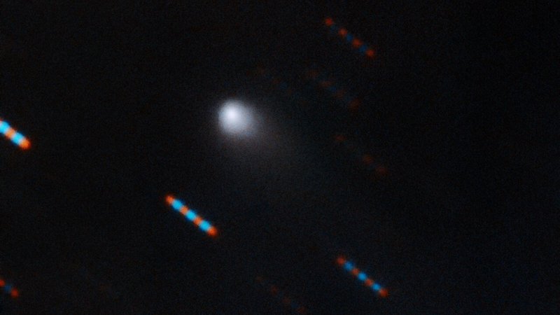 Fotografija: Za zdaj Borisov, gledano kemijske spojine, ni nič posebnega. FOTO: Gemini Observatory/NSF/AURA