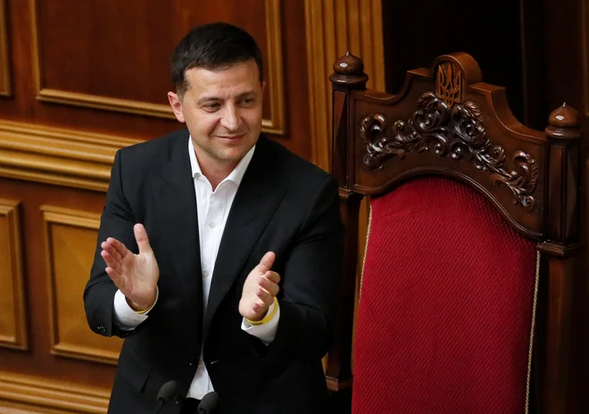 Zelenski je sprejel &raquo;Steinmeierjevo formulo&laquo; za reševanje krize na jugovzhodu Ukrajine. Foto Reuters
