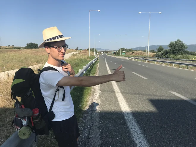 Na potovanju, ki je trajalo natanko 14 dni in 16 ur, sta porabila vsak 250 evrov. FOTO: osebni arhiv