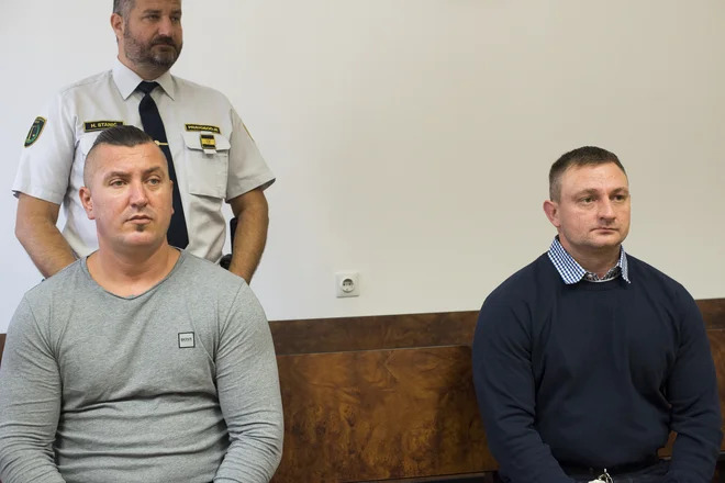 Edis Ičanović (levo) krivde ni priznal, Jasmin Alagić pa se je pokesal. Foto S. N.