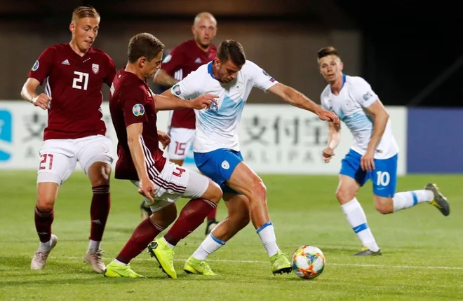 Domen Črnigoj je pozdravil poškodbo in se vrnil v reprezentanco za kvalifiikacijski tekmi za EP proti Severni Makedoniji in Avstriji. FOTO: Reuters