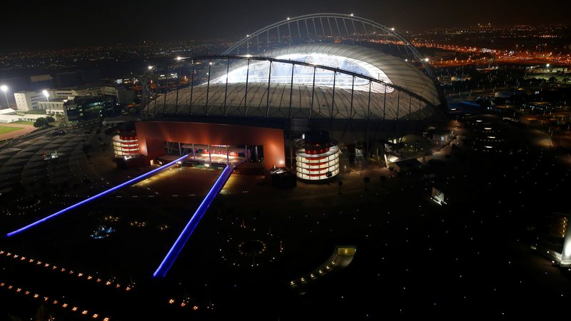 Fotografija: Štadion Kalifa je edini, ki ni oziroma ne bo na novo zgrajen za svetovno prvenstvo, ampak je bil zgolj obnovljen. FOTO: Reuters