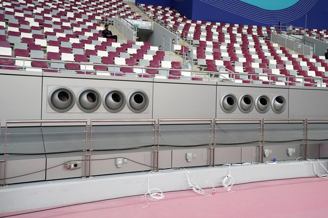 Katarci so prvi namestili klimatske naprave na odprte štadione.<br />
FOTO: USA Today Sports