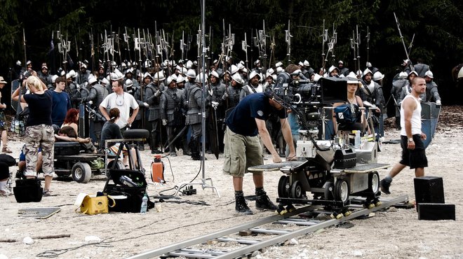 Prizor s snemanja filma Zgodbe iz Narnije: Princ Kaspijan iz leta 2007. Foto Pakt Media