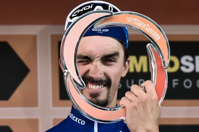 Letos je svetovno kolesarsko javnost navduševal tudi Julian Alaphilippe. FOTO: AFP