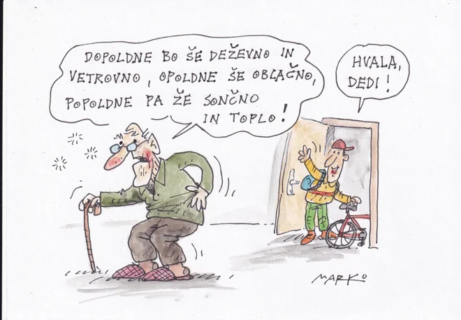 Karikatura Marko Kočevar