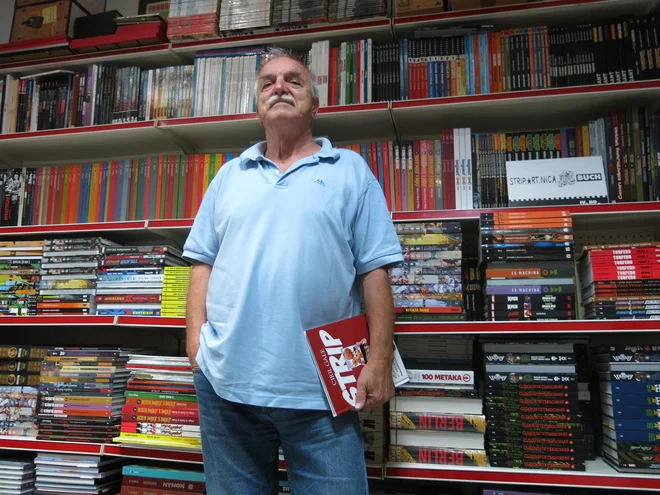 Ciril Gale bi z novo knjigo &raquo;rad ozavestil ljudi, da strip lahko prinaša tudi globlja umetniška sporočila&laquo;. Foto Zdenko Matoz