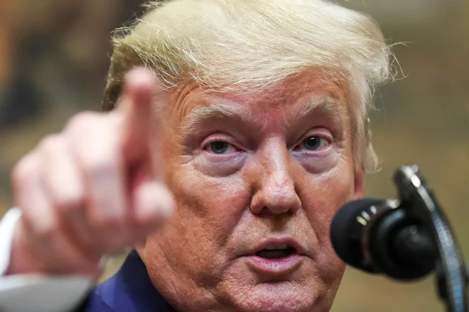 Ameriški predsednik Donald Trump. FOTO:Jonathan Ernst/Reuters