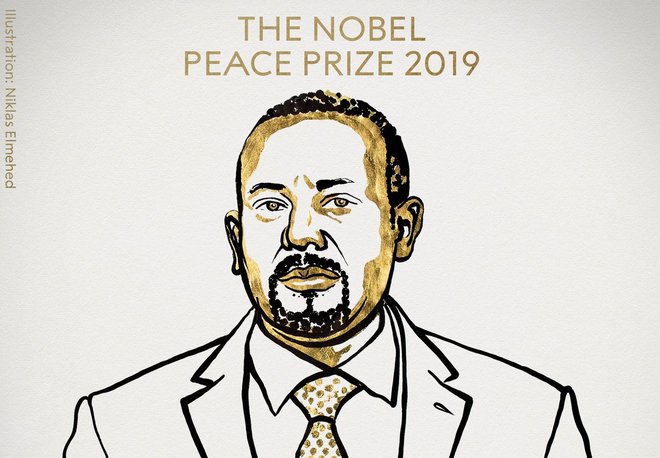 Abiy Ahmed Foto Nobel Prize