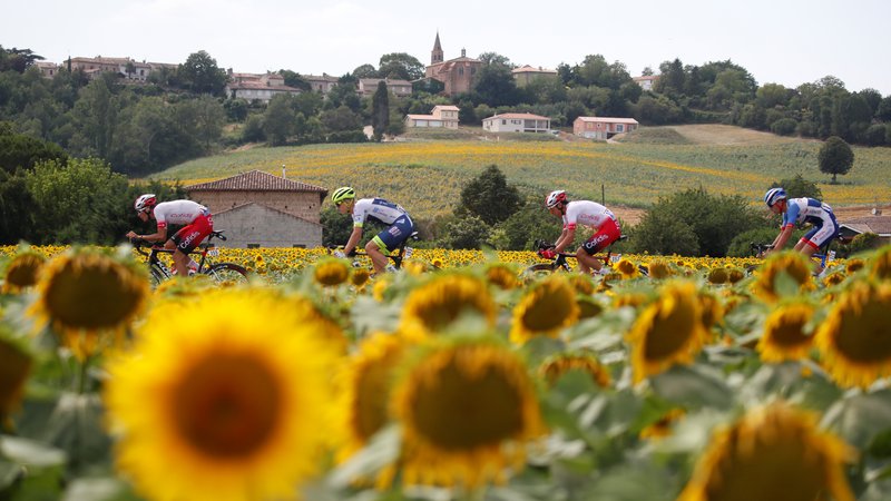 Fotografija: Boris Leskovec: »Spremljanje Tour de Francea je bilo tudi prisrčno »vabilo« za obisk Francije, njenih mest, vasi in čudovite kulturne krajine.« Foto Reuters
