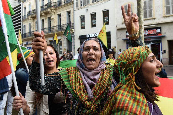 Protesti v Marseillu. FOTO: AFP