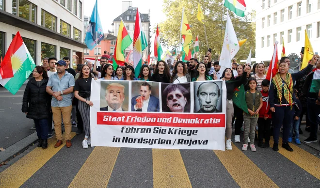 Protesti v Zürichu. FOTO: Reuters