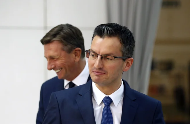 Vodilna dva na barometru priljubljenosti politikov tudi oktobra ostajata ista – prvi je predsednik republike Borut Pahor, drugi premier Marjan Šarec. FOTO: Matej Družnik