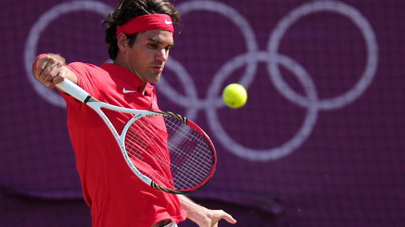 Fotografija: Roger Federer je na OI osvojil zlato kolajno v dvojicah s Stanom Wawrinko in srebrno med posamezniki. FOTO: AFP