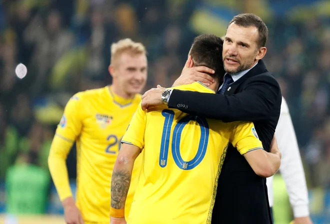 Andrij Ševčenko je tudi v vlogi selektorja izjemen. FOTO: Reuters