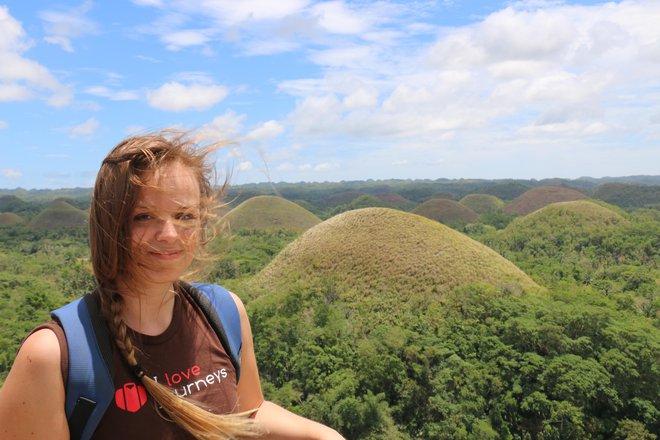Tamara iz Laškega je svojo sanjsko službo opravljala na Filipinih. FOTO: Tomaž Gorec