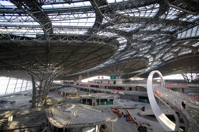 Letališče so zgradili »pičlih« petih letih. FOTO: Jason Lee/Reuters