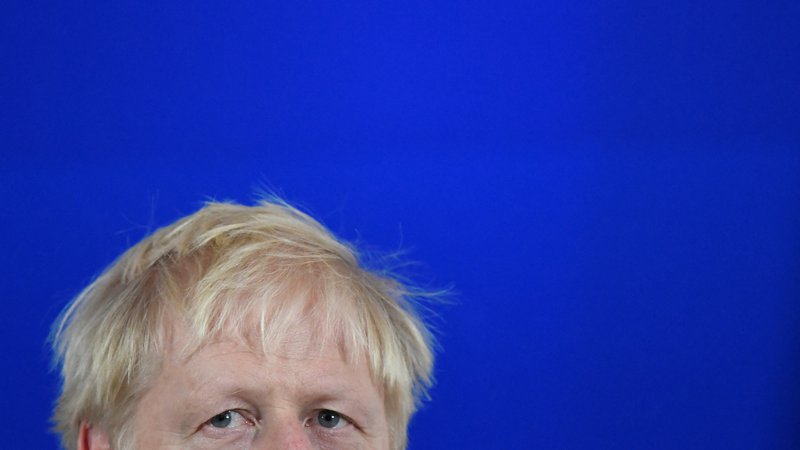 Fotografija: Britanski premier bo poskusil današnje glasovanje prikazati kot izbiro med svojim dogovorom in brexitom brez dogovora.
Foto Reuters