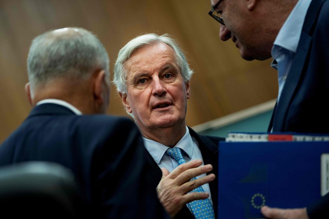 Glavni pogajalec evropske komisije za brexit Michel Barnier. FOTO: Kenzo Tribouillard/AFP