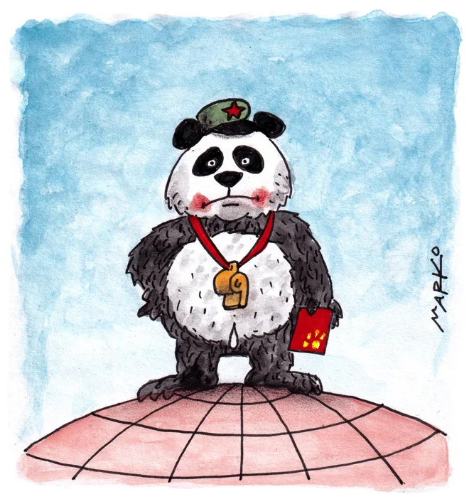 Karikatura: Marko Kočevar Foto Marko Kočevar Delo