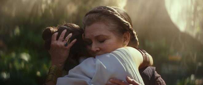 Leia je imela vidno vlogo, čeprav je Carrie Fisher umrla 2712. 2016 FOTO: Cineplexx