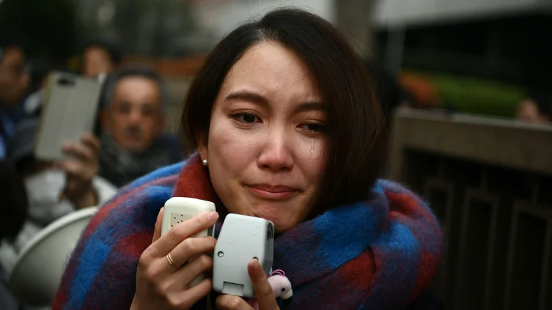 Fotografija: Šiori Ito je uspela zmagati v civilni tožbi. FOTO: Charly Triballeau/Afp