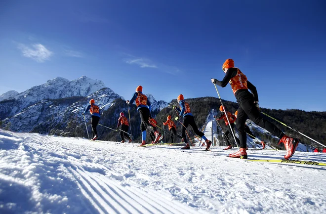 Prireditelji si želijo, da bi bilo na planiški progi tako lepo kot januarja 2018, ko so tu nazadnje tekmovali za točke svetovnega pokala v smučarskem teku. FOTO: Matej Družnik/Delo