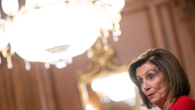 Fotografija: Nancy Pelosi je ­zahtevala pošteno ­sojenje v senatu. FOTO: Saul Loeb/AFP
