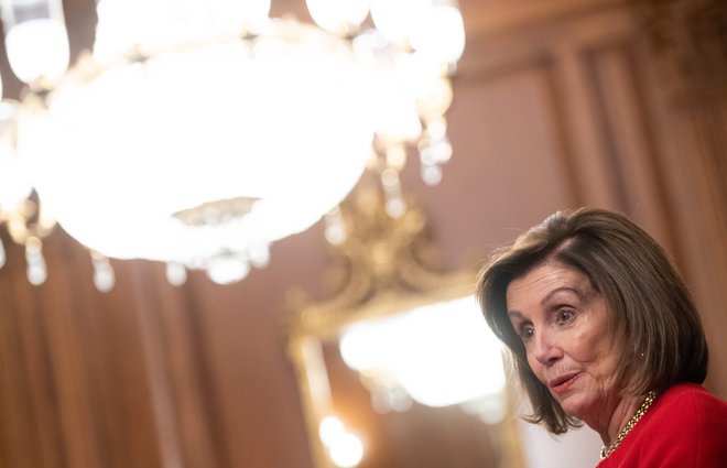 Nancy Pelosi je ­zahtevala pošteno ­sojenje v senatu. FOTO: Saul Loeb/AFP