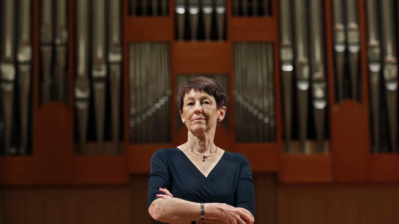 Fotografija: Marjetica Mahne je bila lanskega avgusta imenovana za direktorico Slovenske filharmonije s petletnim mandatom. Foto Matej Družnik