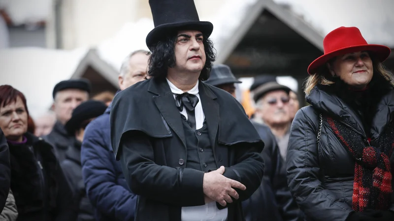 Fotografija: Bojan Bešter, najbolj trenutno znani 'Prešeren'. FOTO: Uroš Hočevar