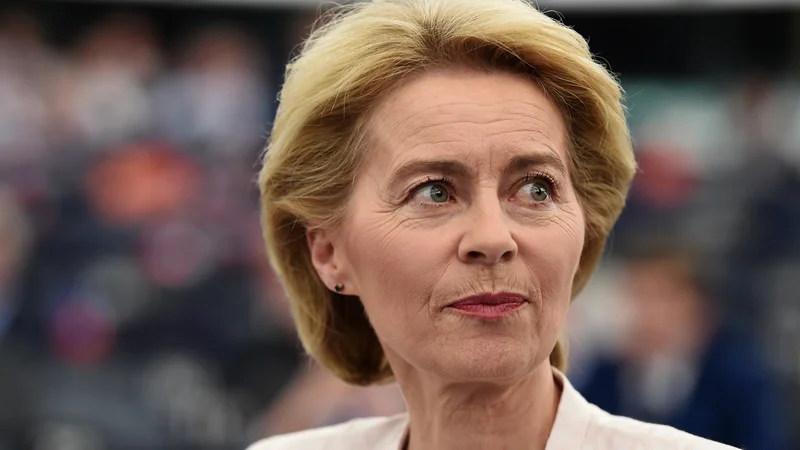 Fotografija: Kako bo Ursula von der Leyen rešila zeleni načrt? FOTO: AFP