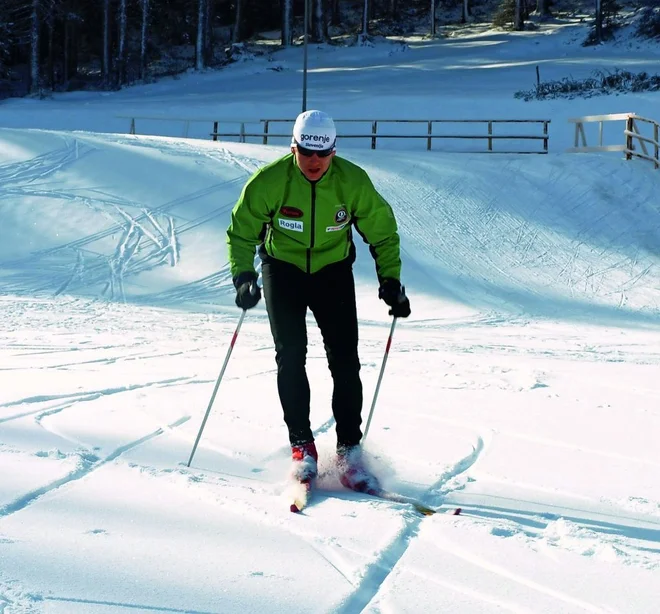 Daljši dvojni drsalni korak. Foto: Delo.si