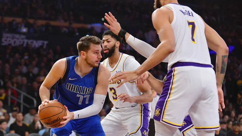 Fotografija: Luka Dončić je bil v Los Angelesu razočaran nad svojo igro. FOTO: USA Today Sports