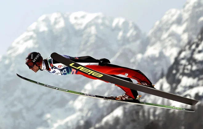 Najvišjo slovensko uvrstitev na svetovnih prvenstvih v Planici si iz leta 2010 lasti Robert Kranjec. FOTO: Matej Družnik
