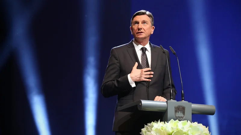 Fotografija: Kakšno bo prihodnje leto, ne ve nihče, je dejal Borut Pahor. FOTO: Jure Eržen/Delo