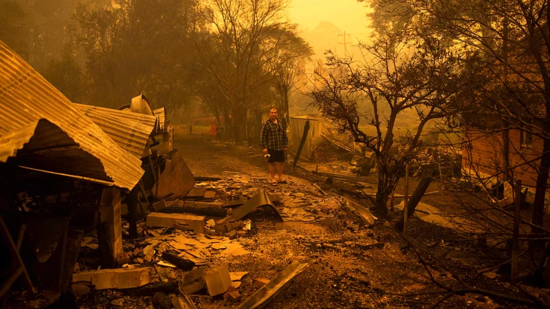 Fotografija: Kriza je usmerila pozornost na podnebne spremembe. FOTO: Sean Davey/Afp