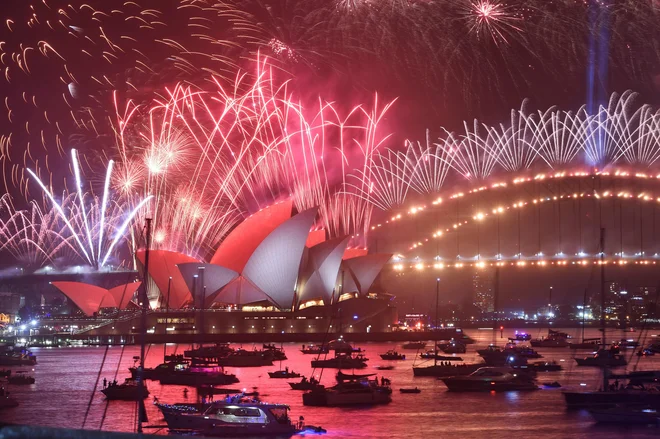 Nebo nad Sydneyjem. FOTO: Peter Parks/Afp