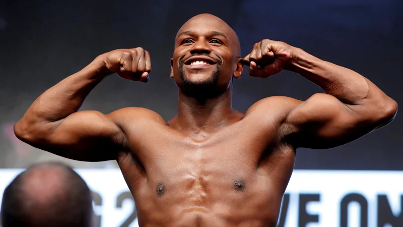 Fotografija: Ameriški boksar Floyd Mayweather mlajši je v zadnjem desetletju zaslužil največ med vsemi športniki. FOTO: Reuters