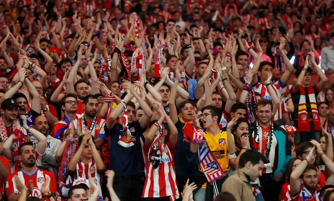 Atletico Madrid je zadnji dan leta 2019 beležil 129.314 podpornikov s plačano članarino, kar je 4300 več kot leto pred tem. FOTO: Reuters