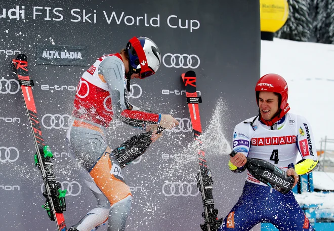 Po treh veleslalomih je 27-letni Kranjec v seštevku discipline drugi za Henrikom Kristoffersenom. FOTO: Reuters