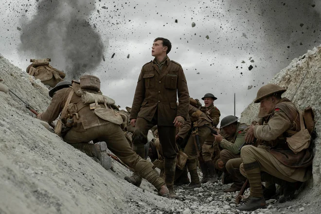 Vojna drama <em>1917</em> v režiji Sama Mendesa je bila nagrajena s tremi zlatimi kipci. Foto Universal Pictures