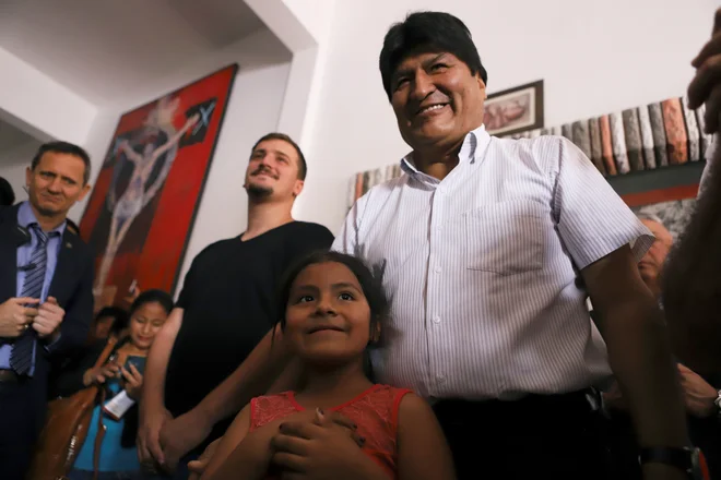 Nekdanji bolivijski predsednik Evo Morales se trenutno nahaja v Argentini. FOTO: Reuters