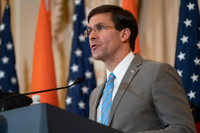 Mark Esper. FOTO: Alex Edelman/AFP