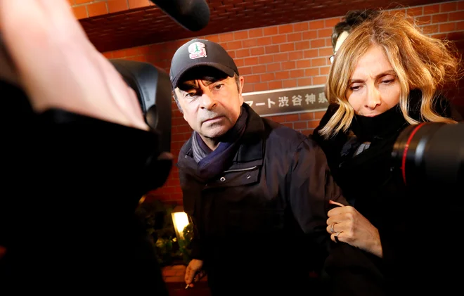 Podrobnosti Ghosnovega pobega še vedno niso jasne. FOTO: Issei Kato/Reuters